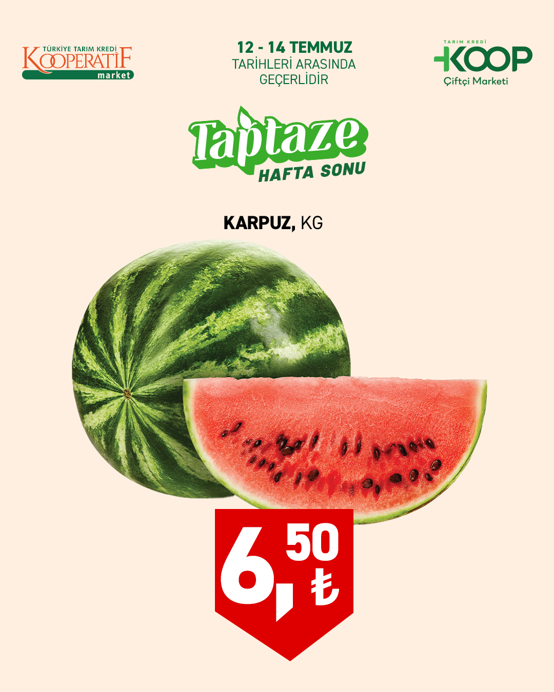 Tarım Kredi Kooperatif Market 12 Temmuz 2025 Kataloğu