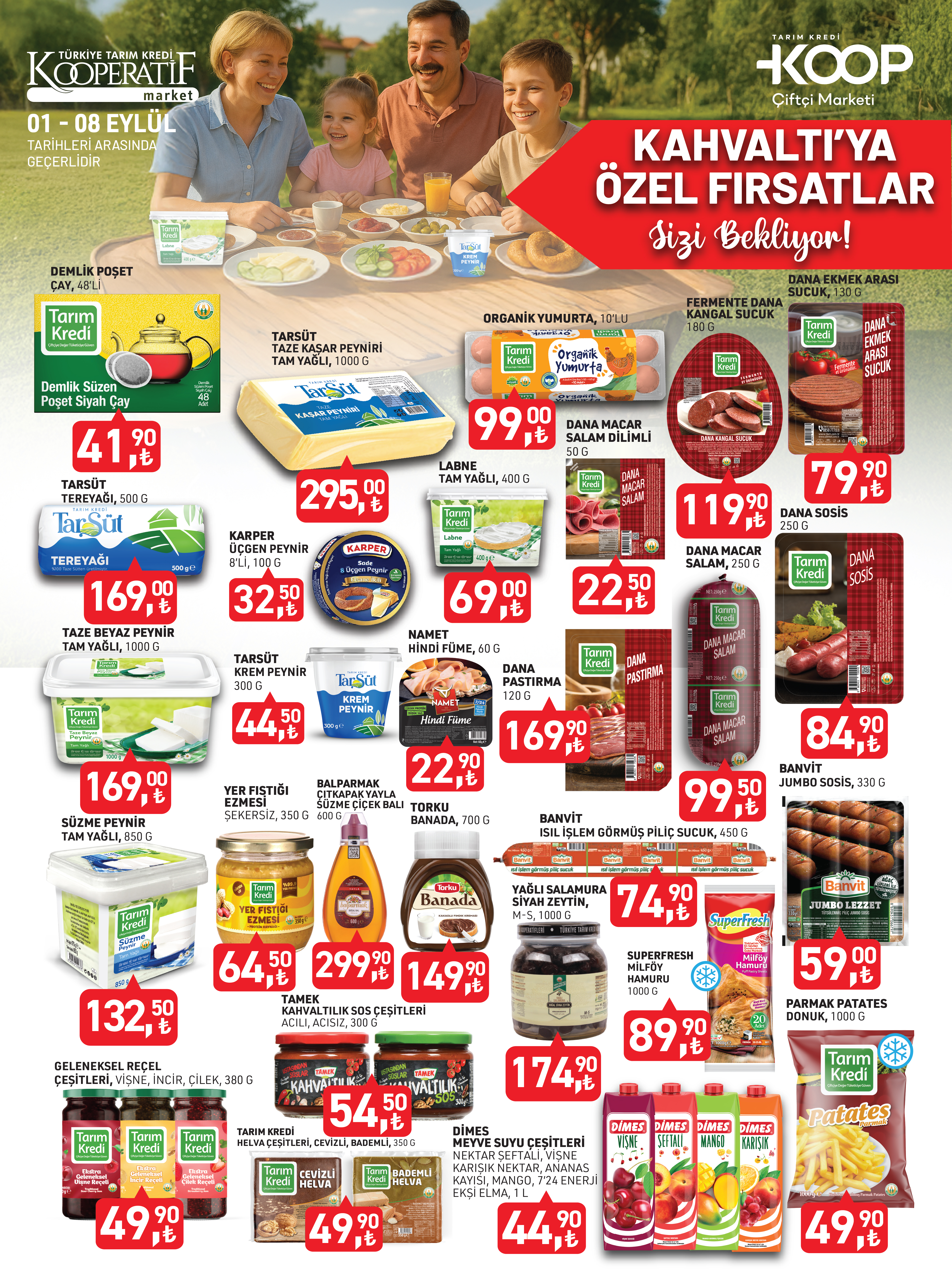 Tarım Kredi Kooperatif Market 1 Eylül Kataloğu