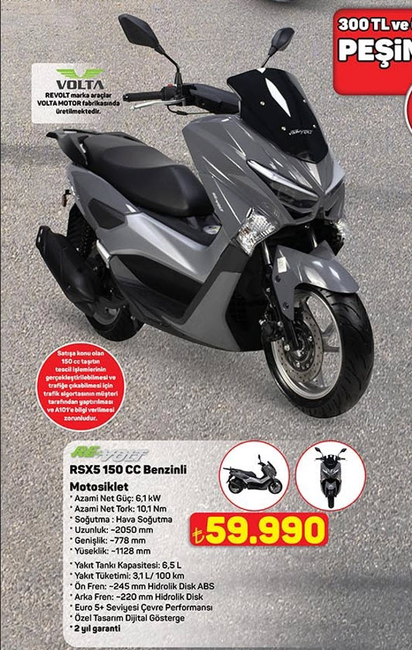RSX5 150 CC Benzinli Motosiklet – 59.990 TL